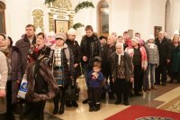 19-В праздник Рождества Христова епископ Амфилохий совершил великую вечерню в Андреевском соборе столицы Рудного Алтая