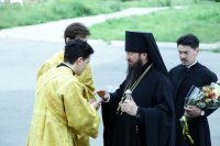 4-В день Всех святых Епископ Амфилохий совершил в Андреевском кафедральном соборе Божественную литургию