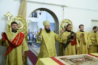 16-В день Всех святых Епископ Амфилохий совершил в Андреевском кафедральном соборе Божественную литургию