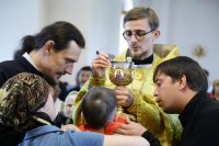 31-В день Всех святых Епископ Амфилохий совершил в Андреевском кафедральном соборе Божественную литургию