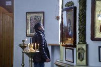 3-В праздник Собора новомучеников и исповедников Церкви Русской епископ Амфилохий совершил Литургию в Андреевском соборе в Усть-Каменогорске