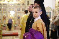 8-В праздник Собора новомучеников и исповедников Церкви Русской епископ Амфилохий совершил Литургию в Андреевском соборе в Усть-Каменогорске