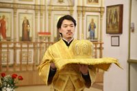 14-В праздник Собора новомучеников и исповедников Церкви Русской епископ Амфилохий совершил Литургию в Андреевском соборе в Усть-Каменогорске