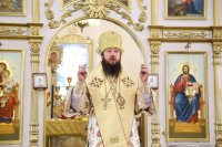 37-В праздник Собора новомучеников и исповедников Церкви Русской епископ Амфилохий совершил Литургию в Андреевском соборе в Усть-Каменогорске