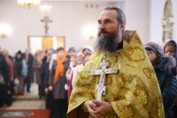 39-В праздник Собора новомучеников и исповедников Церкви Русской епископ Амфилохий совершил Литургию в Андреевском соборе в Усть-Каменогорске