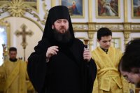 41-В праздник Собора новомучеников и исповедников Церкви Русской епископ Амфилохий совершил Литургию в Андреевском соборе в Усть-Каменогорске