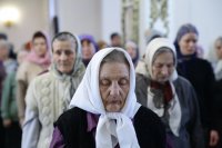 11-В неделю 2-ю Великого поста епископ Амфилохий совершил Литургию в Андреевском соборе Усть-Каменогорска
