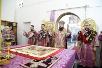 15-В неделю 2-ю Великого поста епископ Амфилохий совершил Литургию в Андреевском соборе Усть-Каменогорска