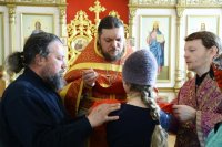 29-В неделю 2-ю Великого поста епископ Амфилохий совершил Литургию в Андреевском соборе Усть-Каменогорска
