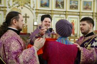 30-В неделю 2-ю Великого поста епископ Амфилохий совершил Литургию в Андреевском соборе Усть-Каменогорска