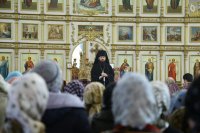 33-В неделю 2-ю Великого поста епископ Амфилохий совершил Литургию в Андреевском соборе Усть-Каменогорска
