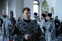 4-В Великую среду епископ Амфилохий совершил последнюю в нынешнем году Литургию Преждеосвященных Даров