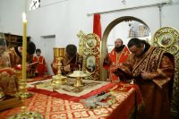 21-В день Победы епископ Амфилохий совершил ночную Литургию и поминовение павших  в Андреевском соборе Усть-Каменогорска