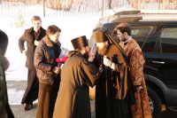3-Во второй день святок епископ Амфилохий совершил Литургию в Стефаниевском храме села Предгорное