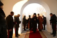 4-Во второй день святок епископ Амфилохий совершил Литургию в Стефаниевском храме села Предгорное