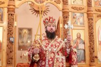 13-Во второй день святок епископ Амфилохий совершил Литургию в Стефаниевском храме села Предгорное