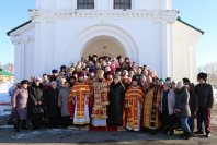 33-Во второй день святок епископ Амфилохий совершил Литургию в Стефаниевском храме села Предгорное