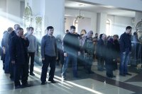 10-Управляющий Усть-Каменогорской епархией совершил утреню Великой субботы с чином погребения