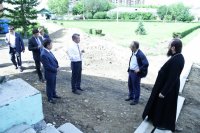 7-Аким Восточно-Казахстанской области Д.К.Ахметов посетил возрождающийся Троицкий собор Усть-Каменогорска, памятник архитектуры