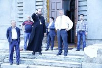 8-Аким Восточно-Казахстанской области Д.К.Ахметов посетил возрождающийся Троицкий собор Усть-Каменогорска, памятник архитектуры