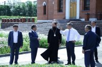 10-Аким Восточно-Казахстанской области Д.К.Ахметов посетил возрождающийся Троицкий собор Усть-Каменогорска, памятник архитектуры
