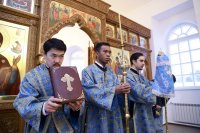 4-Честнаго образа Твоего знамение празднующе. Служение епископа Амфилохия в день памяти иконы Божией Матери «Знамение»