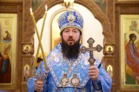 8-Честнаго образа Твоего знамение празднующе. Служение епископа Амфилохия в день памяти иконы Божией Матери «Знамение»