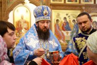 20-Честнаго образа Твоего знамение празднующе. Служение епископа Амфилохия в день памяти иконы Божией Матери «Знамение»