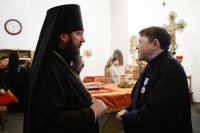 23-В день праздника Светлого Христова Воскресения епископ Амфилохий совершил Пасхальную великую вечерню в Андреевском кафедральном соборе