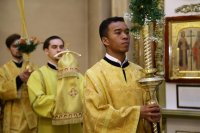 6-В канун праздника святого апостола Андрея Первозванного епископ Амфилохий совершил всенощное бдение в главном храме Рудного Алтая