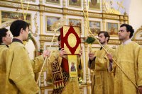 8-В канун праздника святого апостола Андрея Первозванного епископ Амфилохий совершил всенощное бдение в главном храме Рудного Алтая