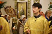 9-В канун праздника святого апостола Андрея Первозванного епископ Амфилохий совершил всенощное бдение в главном храме Рудного Алтая