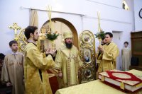 17-В канун праздника святого апостола Андрея Первозванного епископ Амфилохий совершил всенощное бдение в главном храме Рудного Алтая