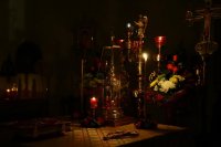 24-В канун праздника святого апостола Андрея Первозванного епископ Амфилохий совершил всенощное бдение в главном храме Рудного Алтая