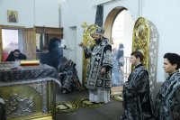 7-Управляющий Усть-Каменогорской епархией возглавил великопостное богослужение в Андреевском кафедральном соборе