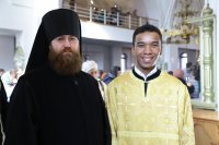 26-«Радуйся, Андрее, апостоле Христов Первозванный!». Престольное торжество Свято-Андреевского кафедрального собора города Усть-Каменогорска (+ВИДЕО)