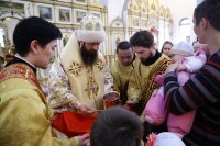 35-«Радуйся, Андрее, апостоле Христов Первозванный!». Престольное торжество Свято-Андреевского кафедрального собора города Усть-Каменогорска (+ВИДЕО)