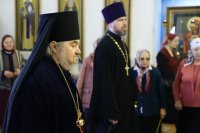 3-Во вторник Светлой седмицы епископ Амфилохий возглавил служение Божественной литургии в Богородице-Рождественском храме Усть-Каменогорска