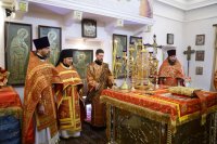 14-Во вторник Светлой седмицы епископ Амфилохий возглавил служение Божественной литургии в Богородице-Рождественском храме Усть-Каменогорска