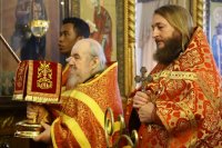 20-Во вторник Светлой седмицы епископ Амфилохий возглавил служение Божественной литургии в Богородице-Рождественском храме Усть-Каменогорска