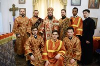 37-Во вторник Светлой седмицы епископ Амфилохий возглавил служение Божественной литургии в Богородице-Рождественском храме Усть-Каменогорска