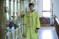 4-В день всех святых в земле Русской просиявших Управляющий Усть-Каменогорской епархии совершил Литургию в Андреевском кафедральном соборе столицы Рудного Алтая
