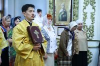 6-В день всех святых в земле Русской просиявших Управляющий Усть-Каменогорской епархии совершил Литургию в Андреевском кафедральном соборе столицы Рудного Алтая
