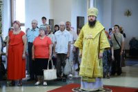 8-В день всех святых в земле Русской просиявших Управляющий Усть-Каменогорской епархии совершил Литургию в Андреевском кафедральном соборе столицы Рудного Алтая