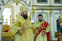 10-В день всех святых в земле Русской просиявших Управляющий Усть-Каменогорской епархии совершил Литургию в Андреевском кафедральном соборе столицы Рудного Алтая