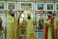 18-В день всех святых в земле Русской просиявших Управляющий Усть-Каменогорской епархии совершил Литургию в Андреевском кафедральном соборе столицы Рудного Алтая