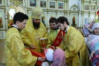 19-В день всех святых в земле Русской просиявших Управляющий Усть-Каменогорской епархии совершил Литургию в Андреевском кафедральном соборе столицы Рудного Алтая