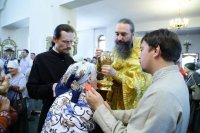 21-В день всех святых в земле Русской просиявших Управляющий Усть-Каменогорской епархии совершил Литургию в Андреевском кафедральном соборе столицы Рудного Алтая