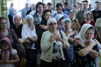 23-В день всех святых в земле Русской просиявших Управляющий Усть-Каменогорской епархии совершил Литургию в Андреевском кафедральном соборе столицы Рудного Алтая