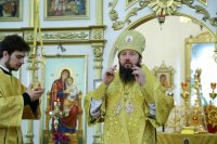 24-В день всех святых в земле Русской просиявших Управляющий Усть-Каменогорской епархии совершил Литургию в Андреевском кафедральном соборе столицы Рудного Алтая